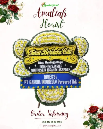 Papan Bunga Duka di Pondok Kopi
